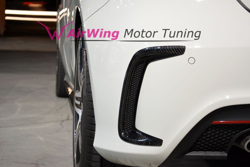 Benz W176 rear bumper carbon vent 03